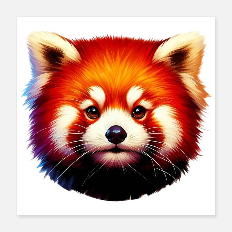 Petit panda Poster 40 x 40 cm