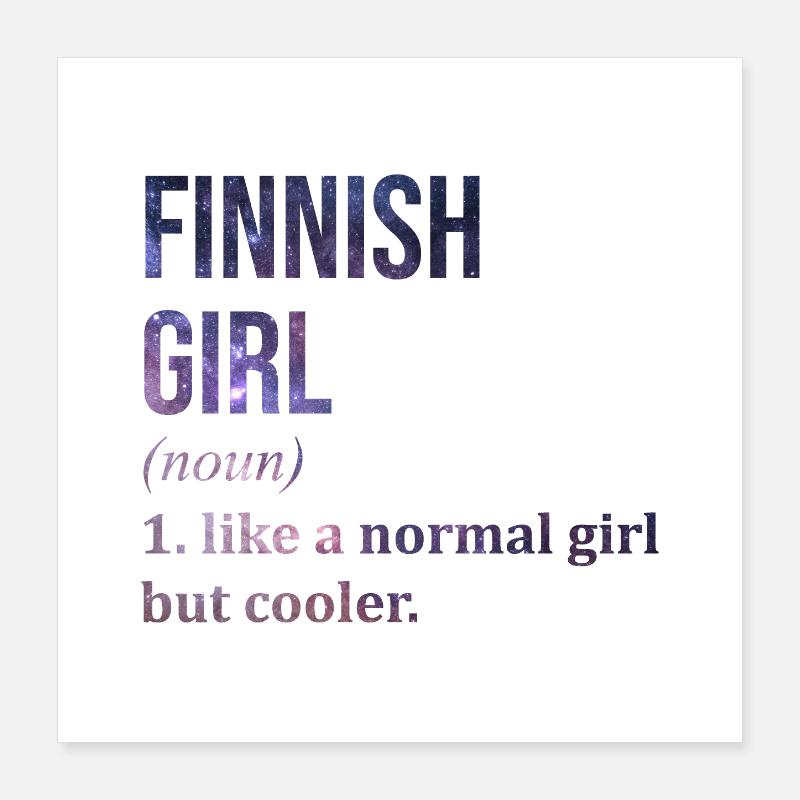 Finland Poster 16" x 16" (40x40 cm)