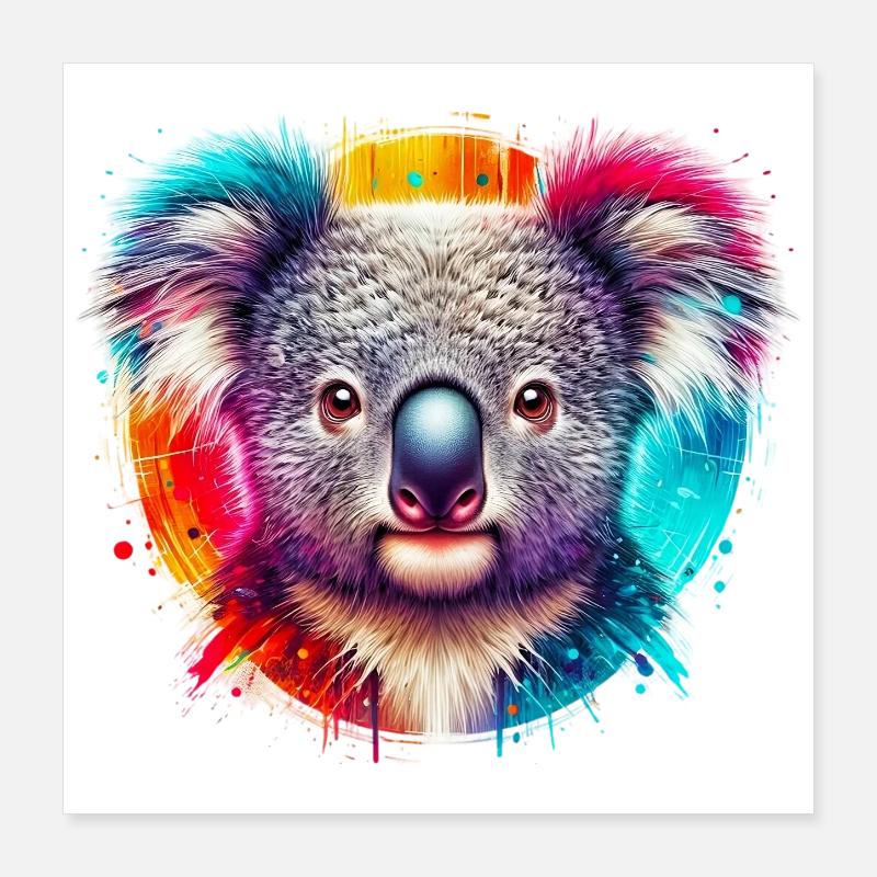 Koala Poster 40x40 cm