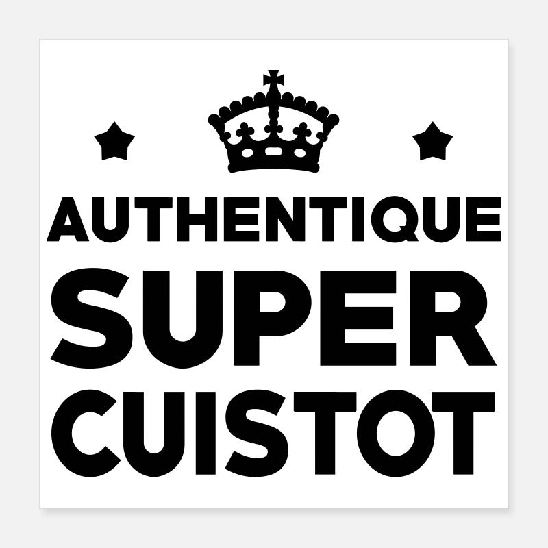 Super Chef - Kitchen - Cook Poster 16" x 16" (40x40 cm)