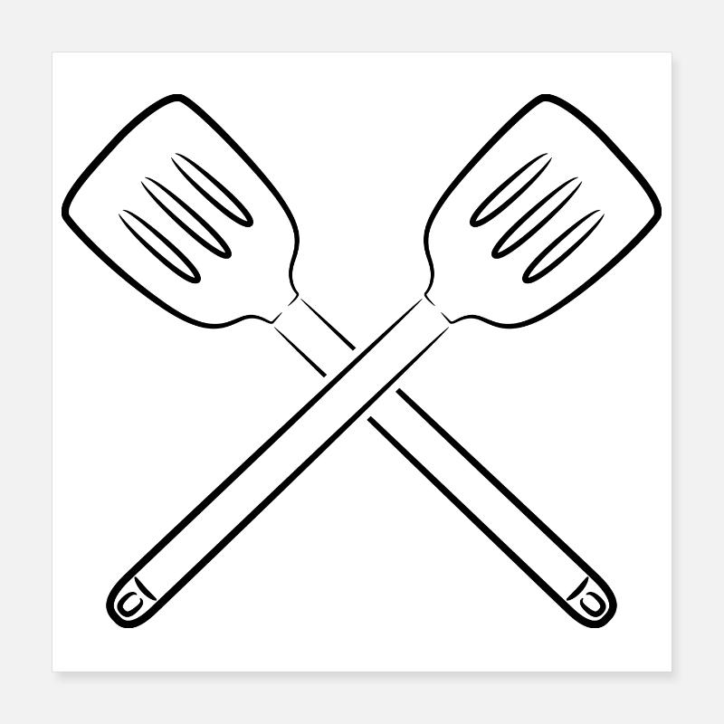 Écumoire Poster 40 x 40 cm