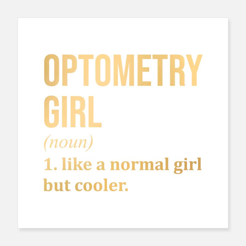 Optometry Poster 16" x 16" (40x40 cm)