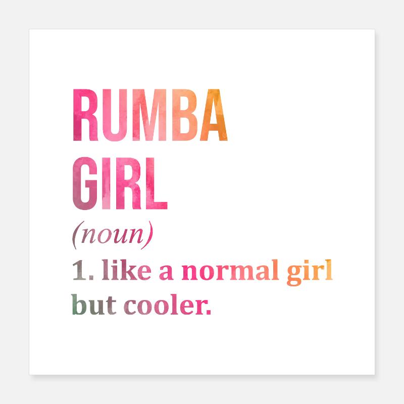 Rumba Poster 16" x 16" (40x40 cm)