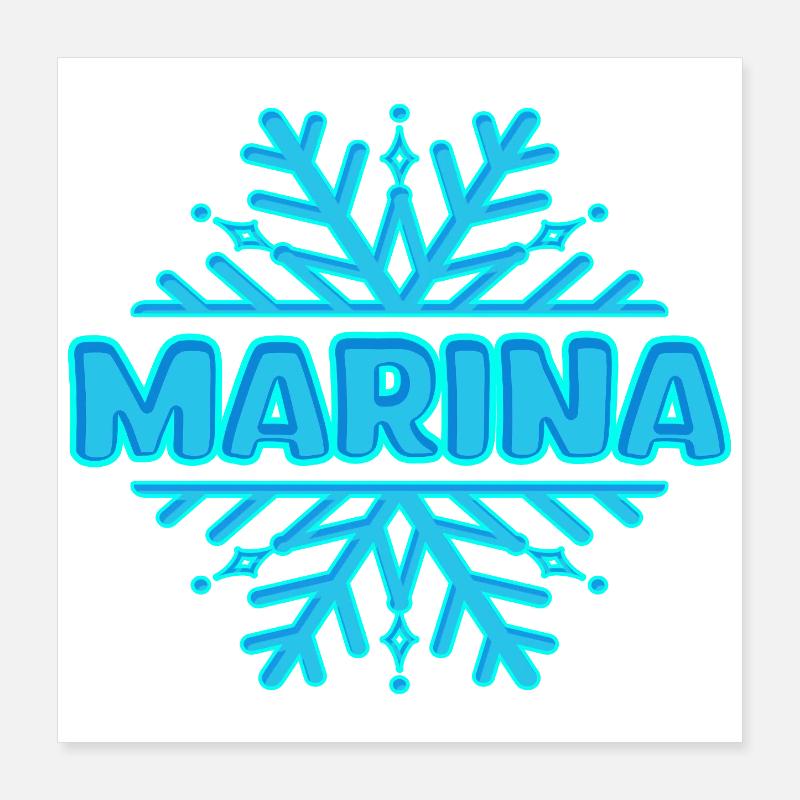 Marina Poster 40 x 40 cm