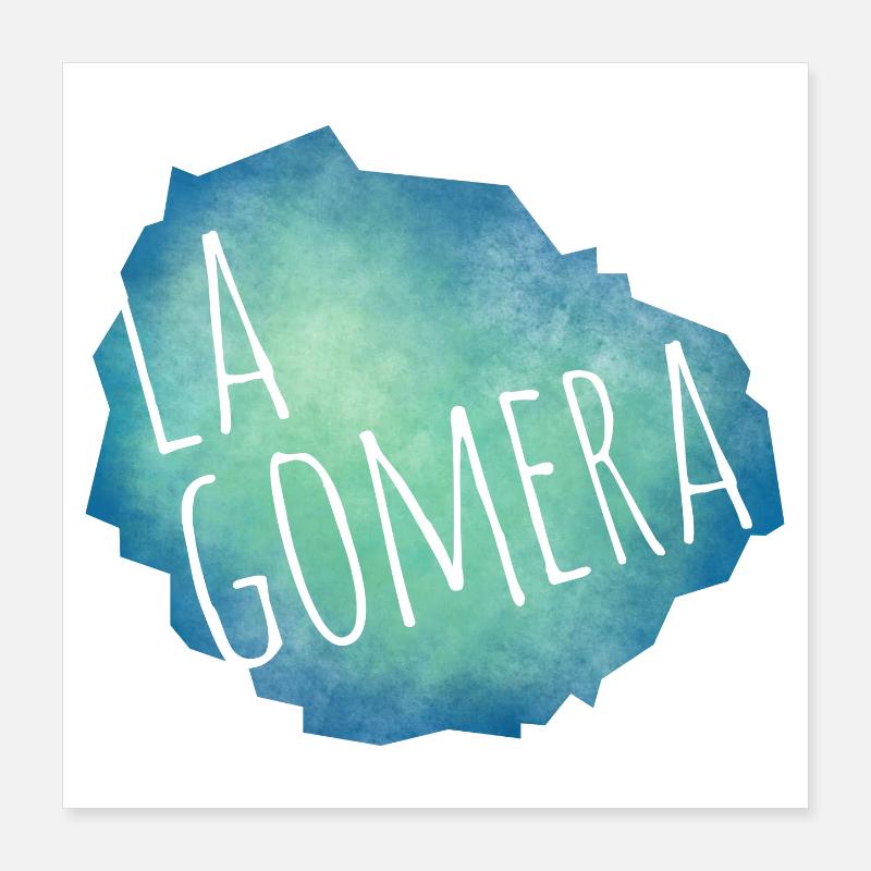 La Gomera Poster 40x40 cm