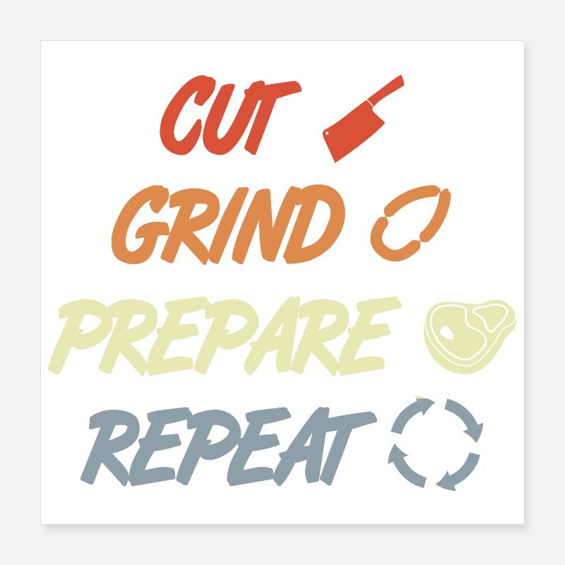 Citation de Metzger Poster 40 x 40 cm