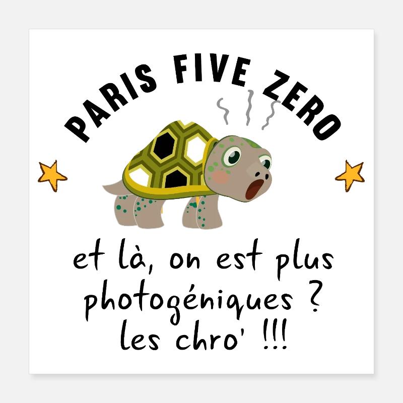 Paris_five_zero Poster 40x40 cm