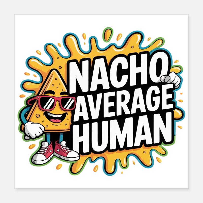 Nacho Poster 40x40 cm