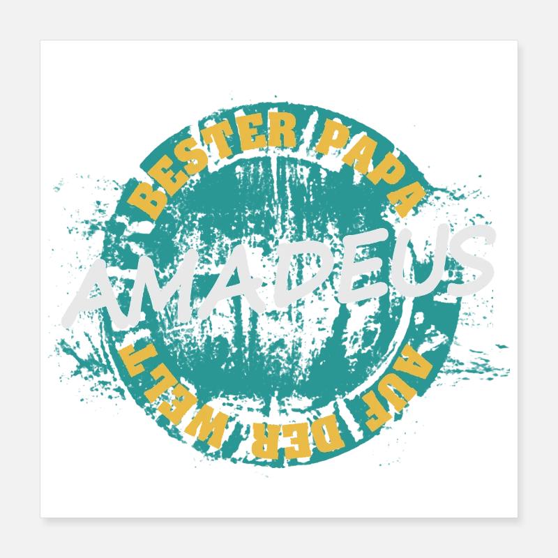 Père Amadeus Poster 40 x 40 cm