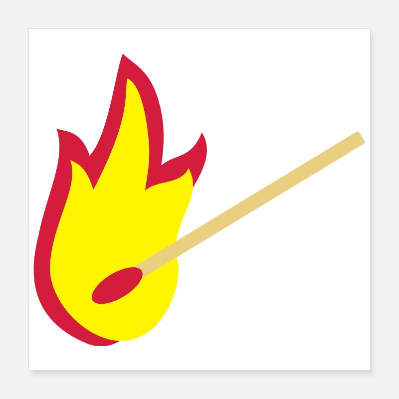 fire Poster 16" x 16" (40x40 cm)