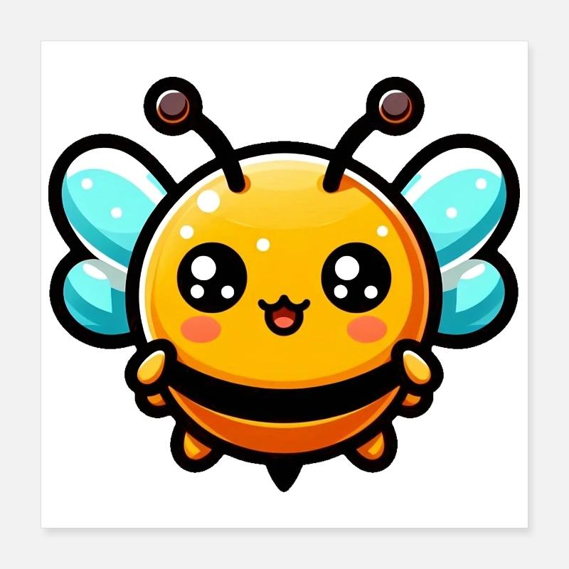 Abeille Poster 40 x 40 cm