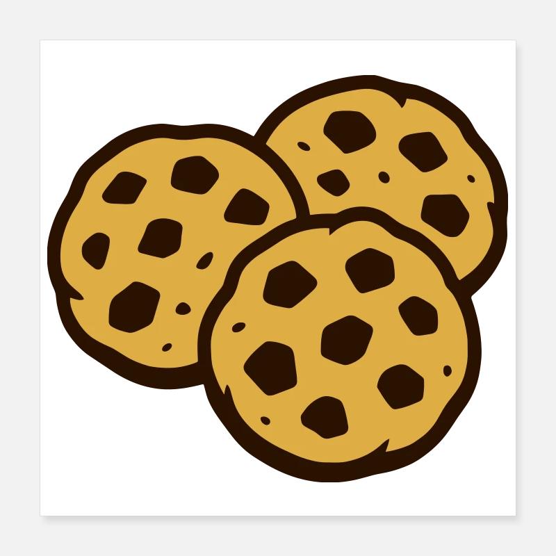 Des biscuits ! Poster 40 x 40 cm