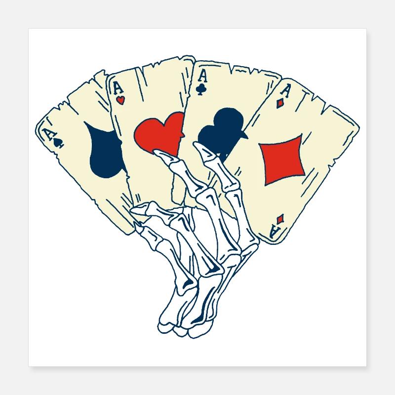 Le jeu mortel  Poster 40 x 40 cm