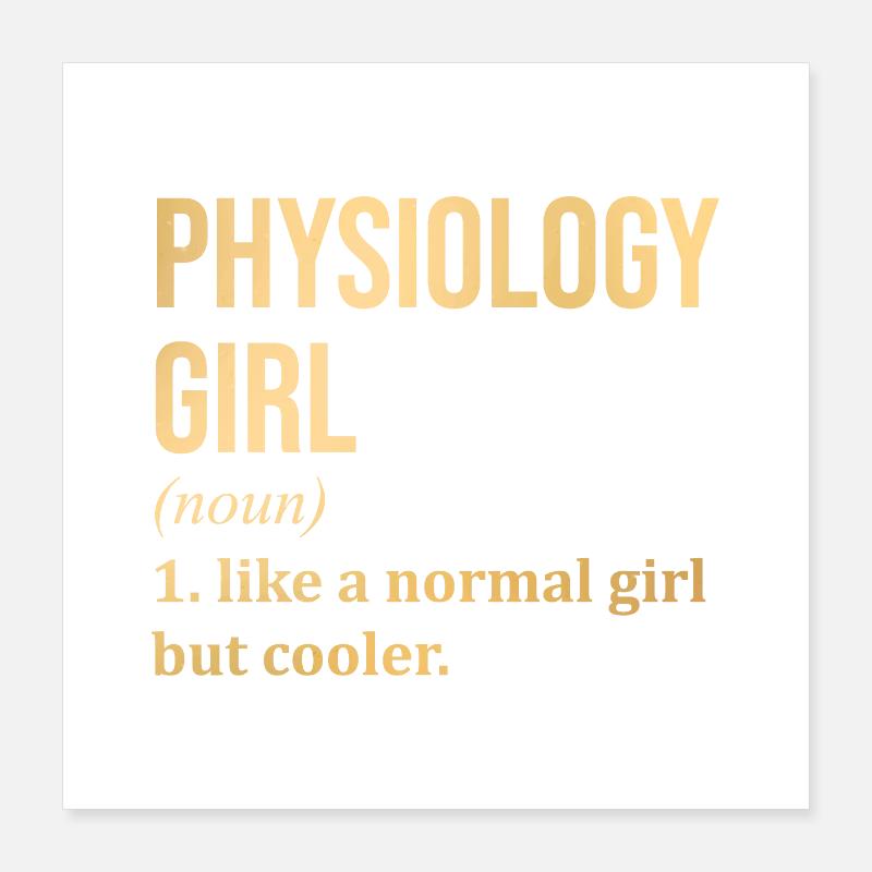 Physiologie Poster 40 x 40 cm