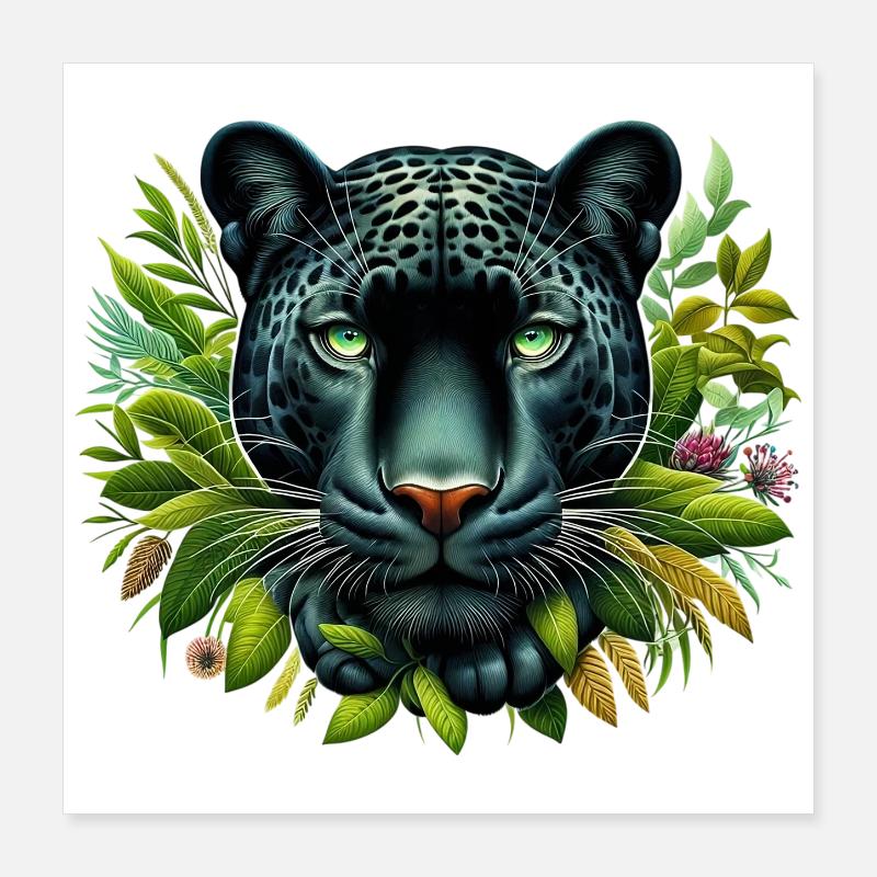 Panthère Poster 40 x 40 cm