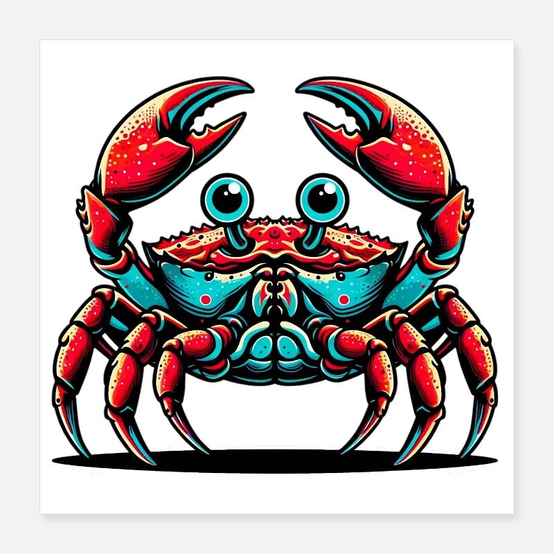 Crabe Poster 40 x 40 cm