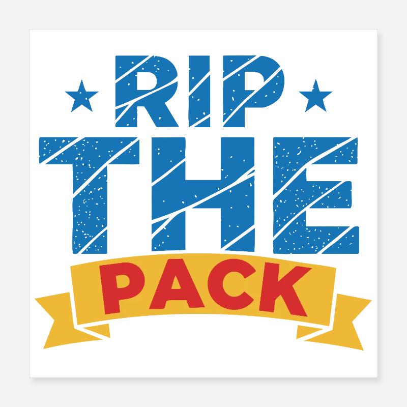 Pack d’extension de collectionneurs de cartes à collectionner Rip The Pack Poster 40 x 40 cm