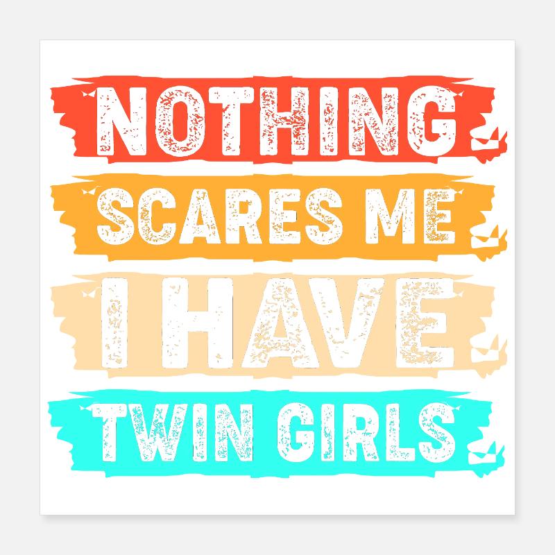 Gemini Father Gemini Dad Poster 16" x 16" (40x40 cm)