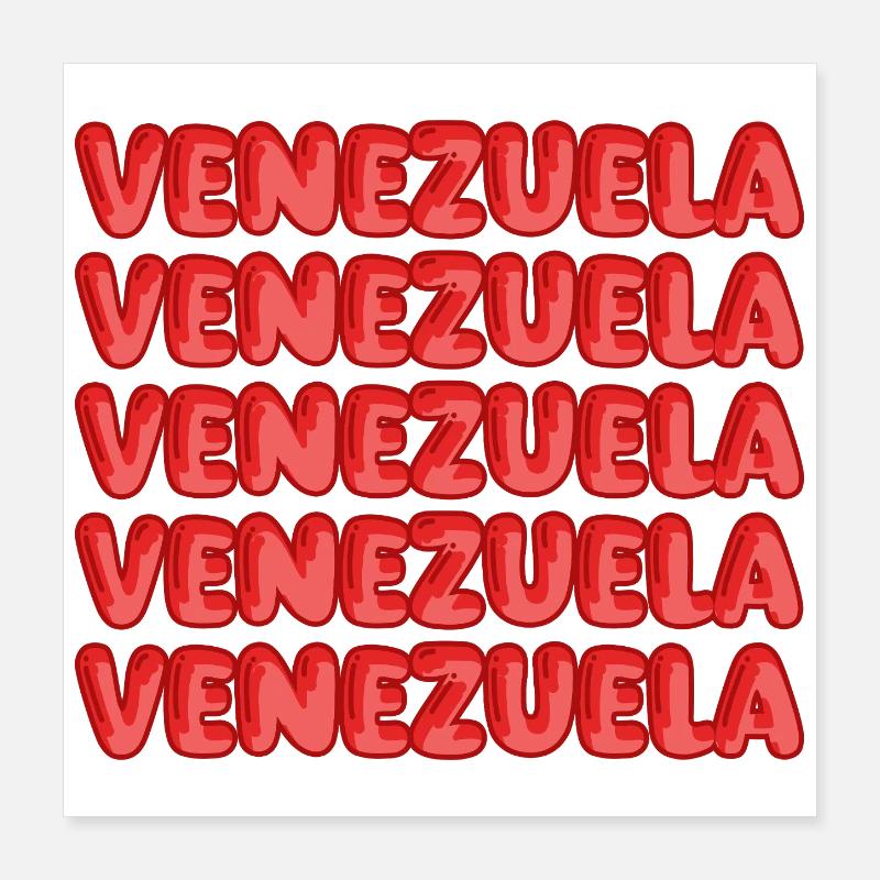 Venezuela Poster 40 x 40 cm