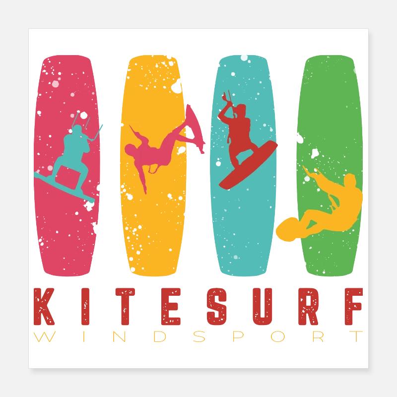 KITESURF 2023 Poster 40 x 40 cm