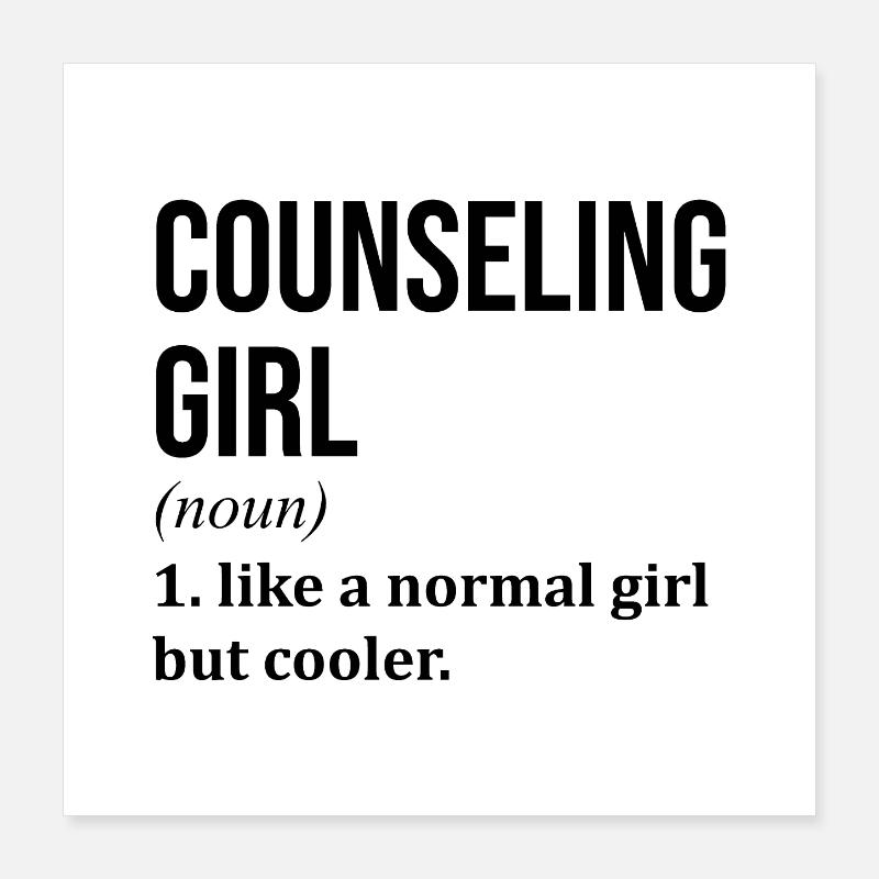 conseiller Poster 40 x 40 cm