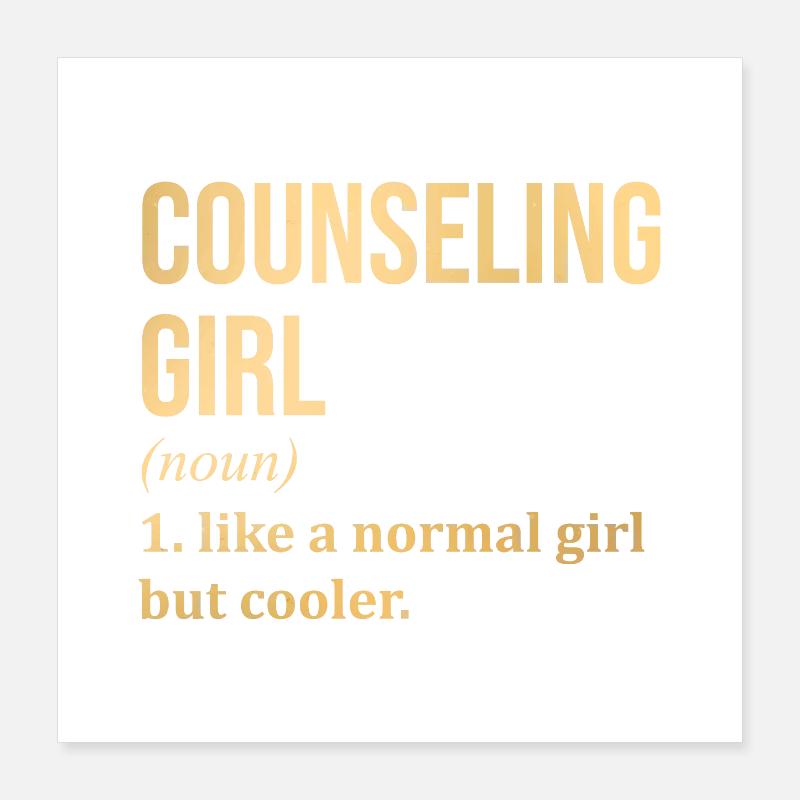 conseiller Poster 40 x 40 cm