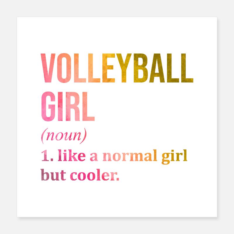 volley-ball Poster 40 x 40 cm