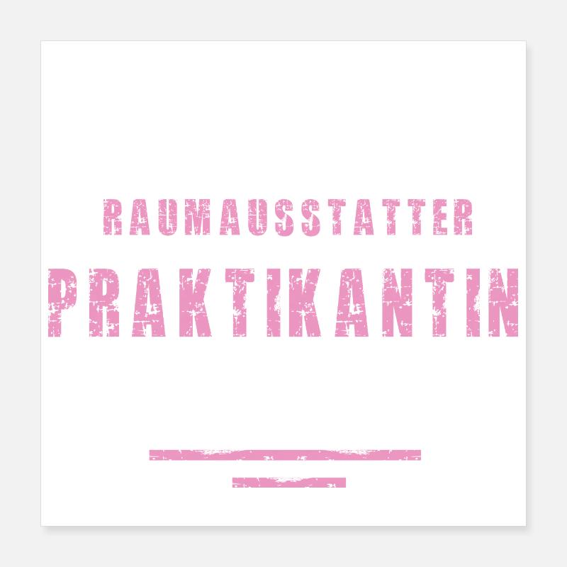 Interior Decorator Intern Thank You Internship Poster 16" x 16" (40x40 cm)