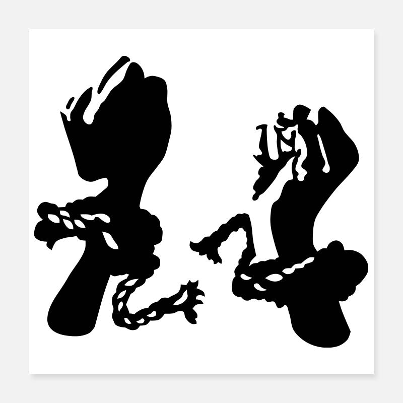 Liberté Poster 40 x 40 cm