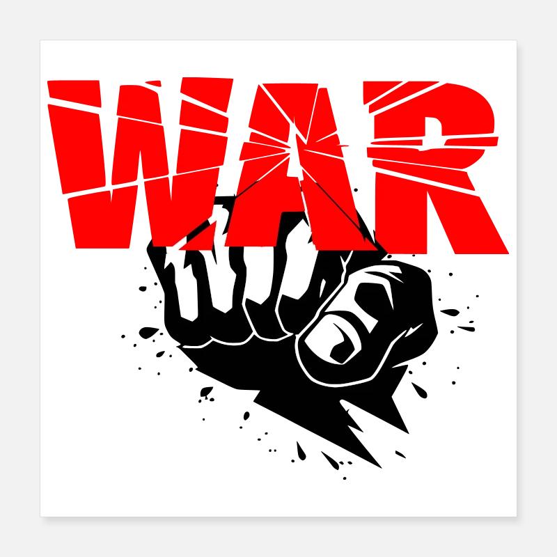 Kein Krieg Poster 40x40 cm