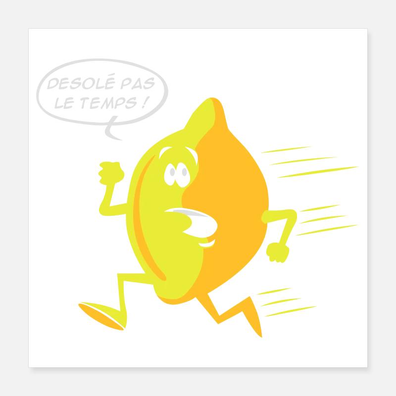 Citron pressé Poster 40 x 40 cm