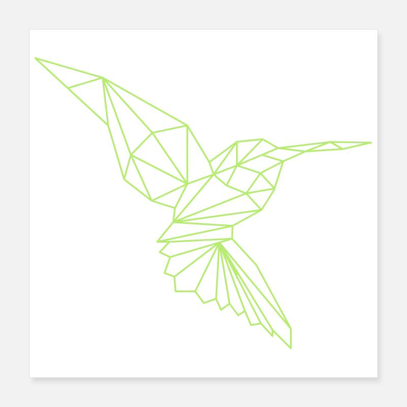 Eisvogel Poster 40x40 cm