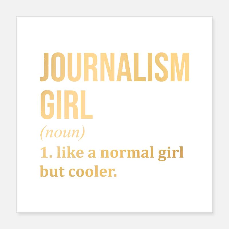 journalisme Poster 40 x 40 cm