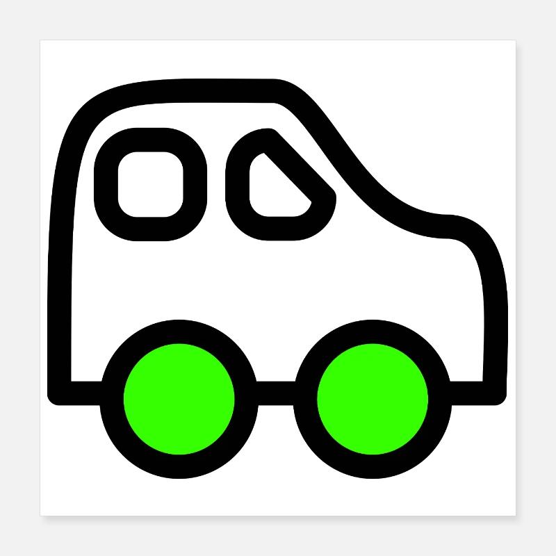 Auto Poster 40x40 cm