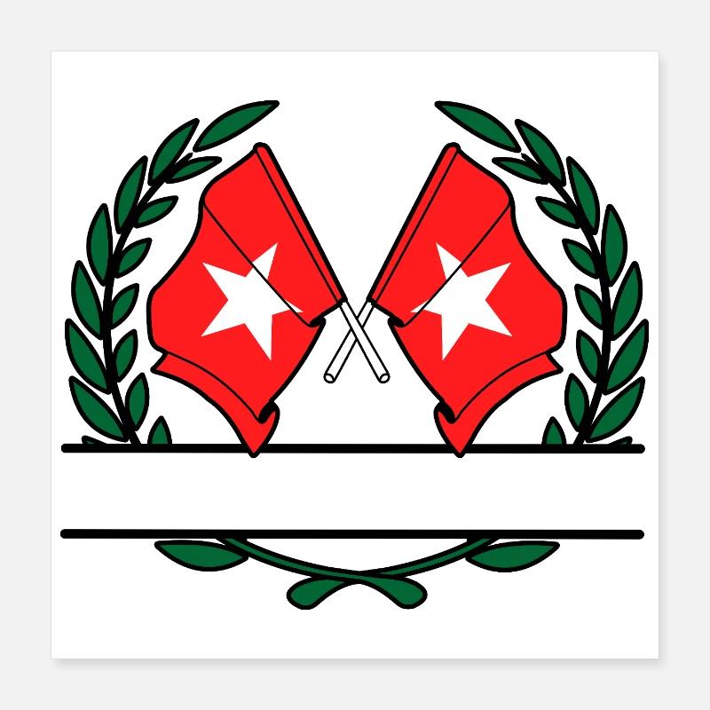 Maastricht Victory Crest Custom Poster 16" x 16" (40x40 cm)