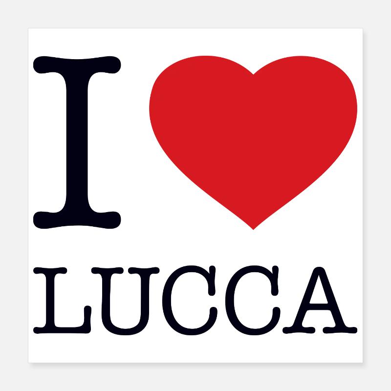 J’ADORE LUCQUES Poster 40 x 40 cm