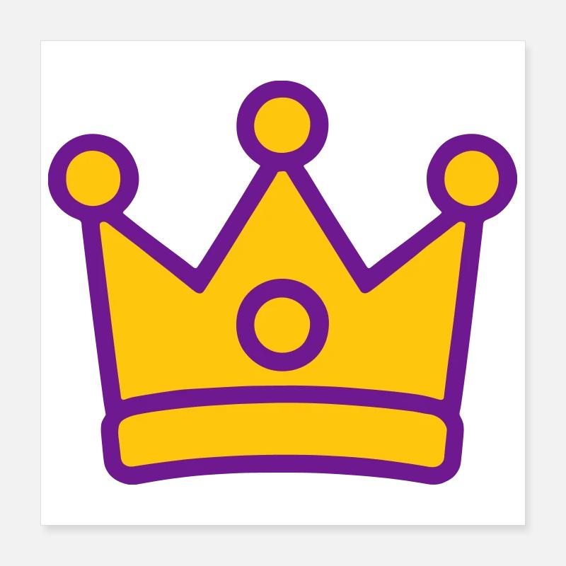 Krone! Poster 40x40 cm