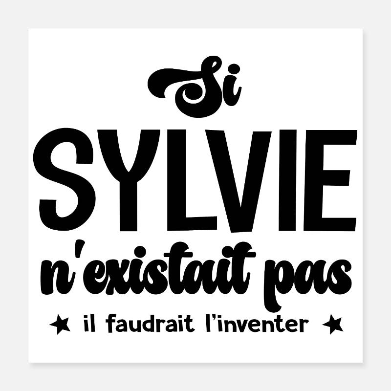 Sylvie Personalized Gift Sylvie Poster 16" x 16" (40x40 cm)