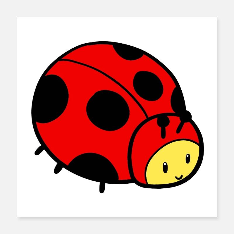 Young ladybug Poster 16" x 16" (40x40 cm)