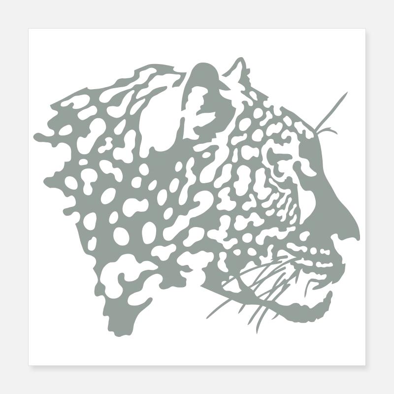 guépard Poster 40 x 40 cm
