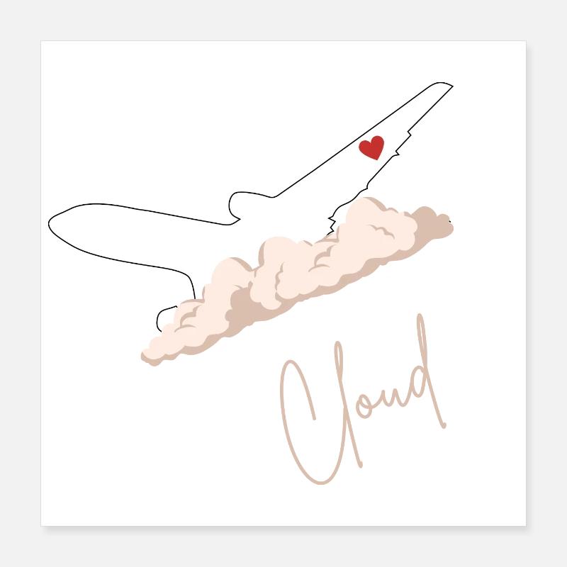 Nous venons d’atteindre un jalon Poster 40 x 40 cm