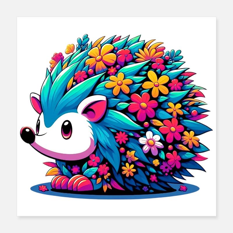 Igel Poster 40x40 cm