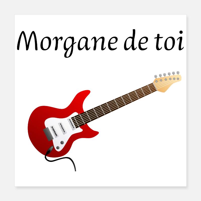 Morgane de toi Poster 40 x 40 cm