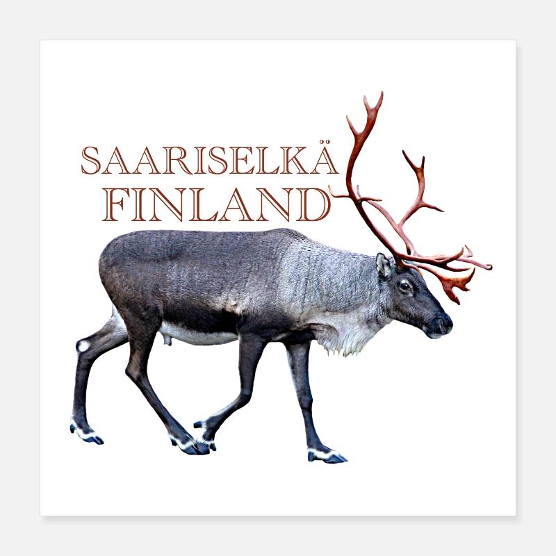 Saariselka Poster 40x40 cm