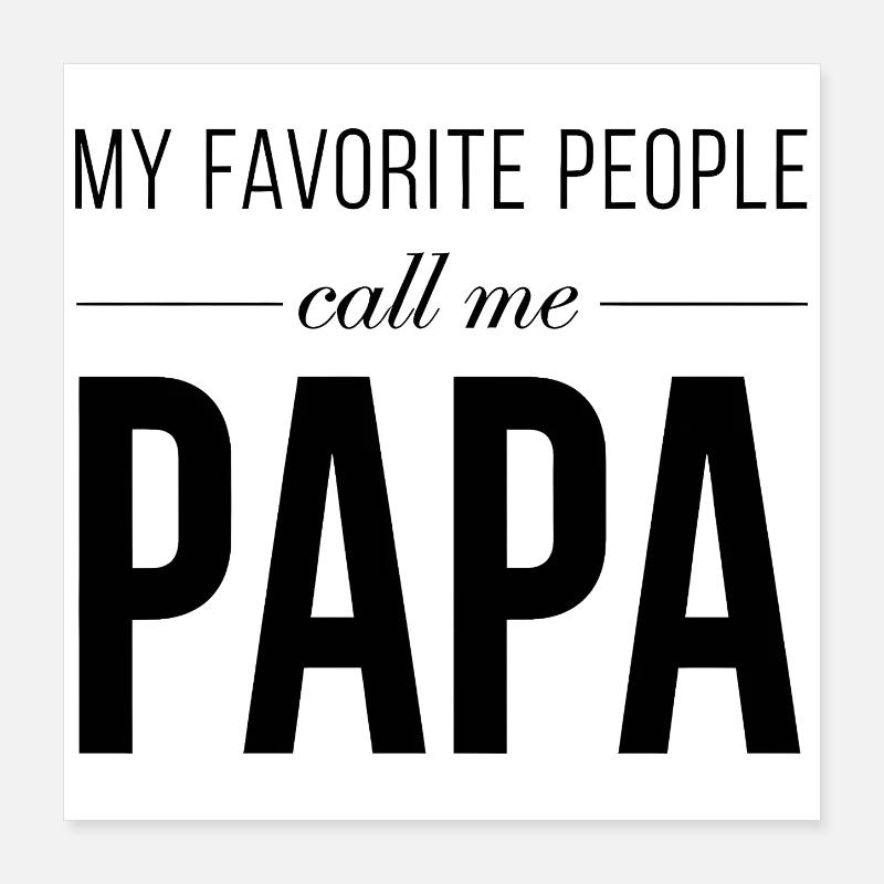 Dad Poster 16" x 16" (40x40 cm)