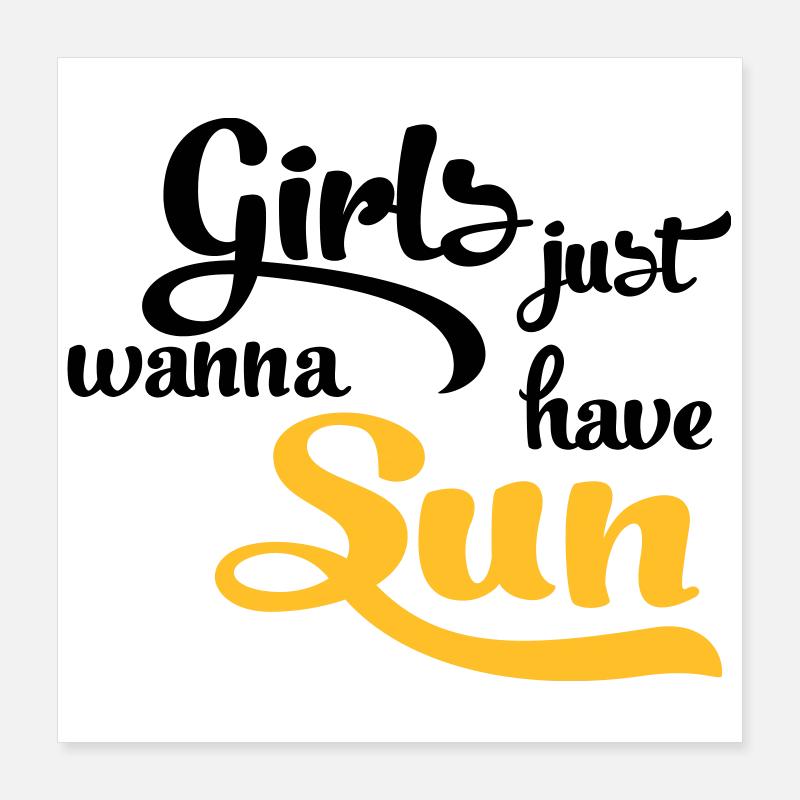 Soleil Poster 40 x 40 cm
