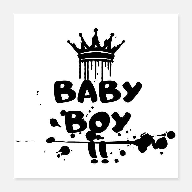 baby boy Poster 40 x 40 cm