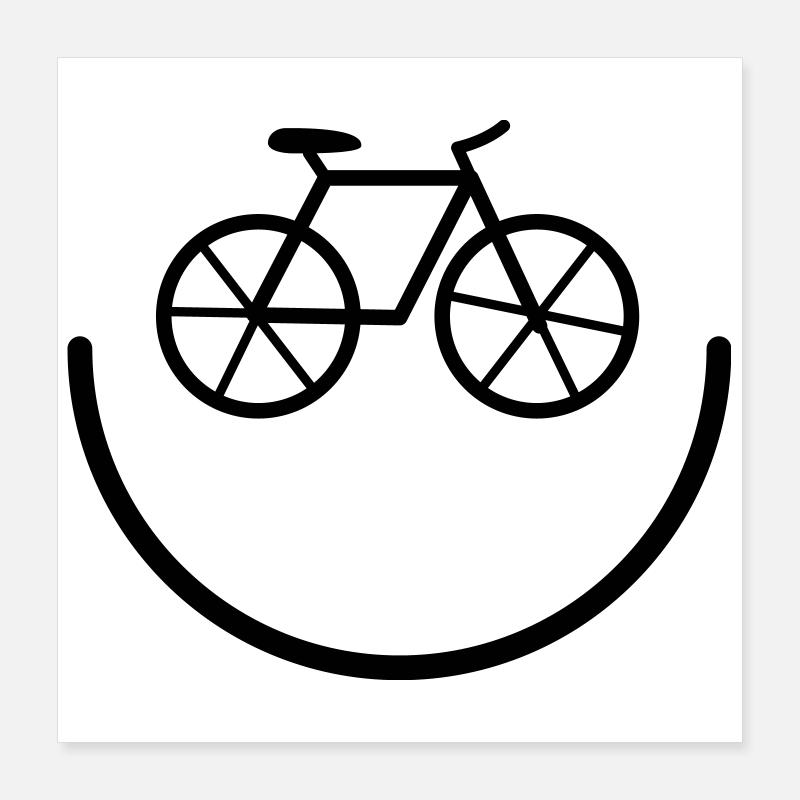 vélo Poster 40 x 40 cm