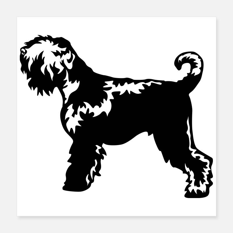 Russian Terrier Poster 16" x 16" (40x40 cm)