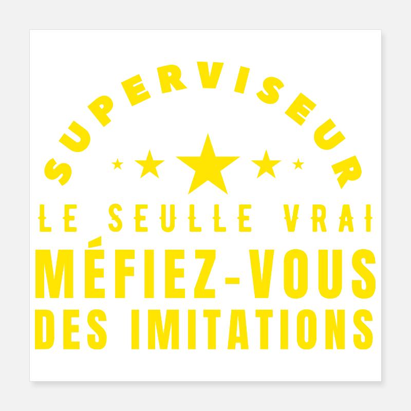 The Real Overseer Gift Idea Poster 16" x 16" (40x40 cm)